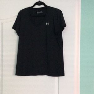 Under armor. V neck black shirt